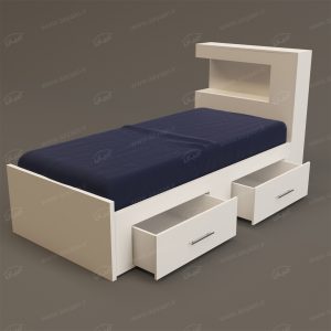 تخت خواب یک نفره  مدل FH302 سایز 220×96 سانتی متر