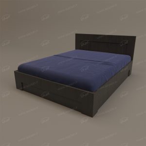 تخت خواب دو نفره اعیان مدل FH303 سایز 160×200 سانتی متر