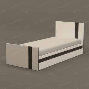 تخت خواب یکنفره اعیان مدل FH318 سایز 90×200 سانتی متر