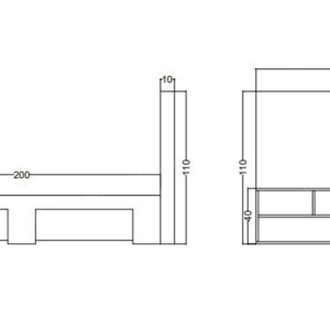 تخت خواب FH356 سایز 160×200 سانتی متر (موجودی انبار)