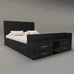 تخت خواب دونفره اعیان مدل FH361 سایز 160×200 سانتی متر