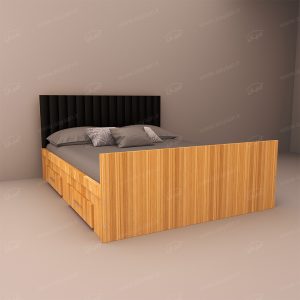 تخت خواب دونفره اعیان مدل FH372 سایز 160×200 سانتی متر
