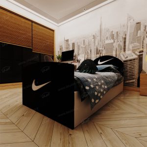 تخت خواب یکنفره اعیان مدل FH380 سایز 90×200 سانتی متر
