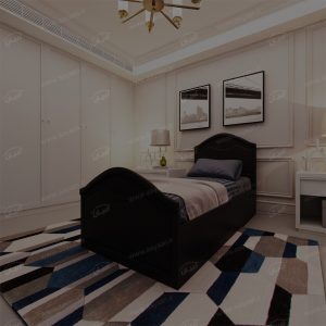 تخت خواب یکنفره اعیان مدل FH404 سایز 90×200 سانتی متر