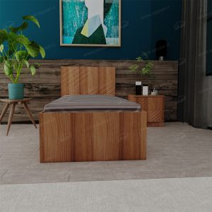 تخت خواب یکنفره اعیان مدل FH451 سایز 90×200 سانتی متر