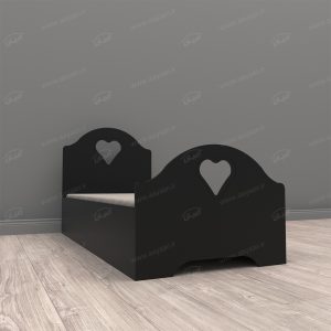 تخت خواب یک نفره اعیان مدل FH470 طرح فانتزی سایز 90×200 سانتی متر