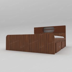 تخت خواب دونفره اعیان مدل FH515 سایز 160×200 سانتی متر
