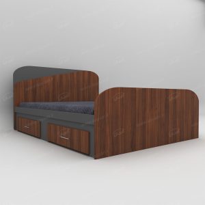 تخت خواب دونفره اعیان مدل FH547 سایز 160×200 سانتی متر