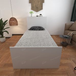تخت خواب یکنفره اعیان مدل FH553 سایز 120×200 سانتی متر