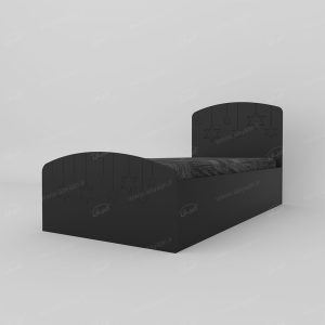 تخت خواب یکنفره اعیان مدل FH595 طرح ستاره سایز 90×200 سانتی متر