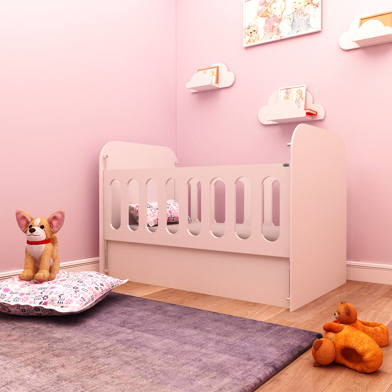 تختخواب کودک اعیان مدل FH395