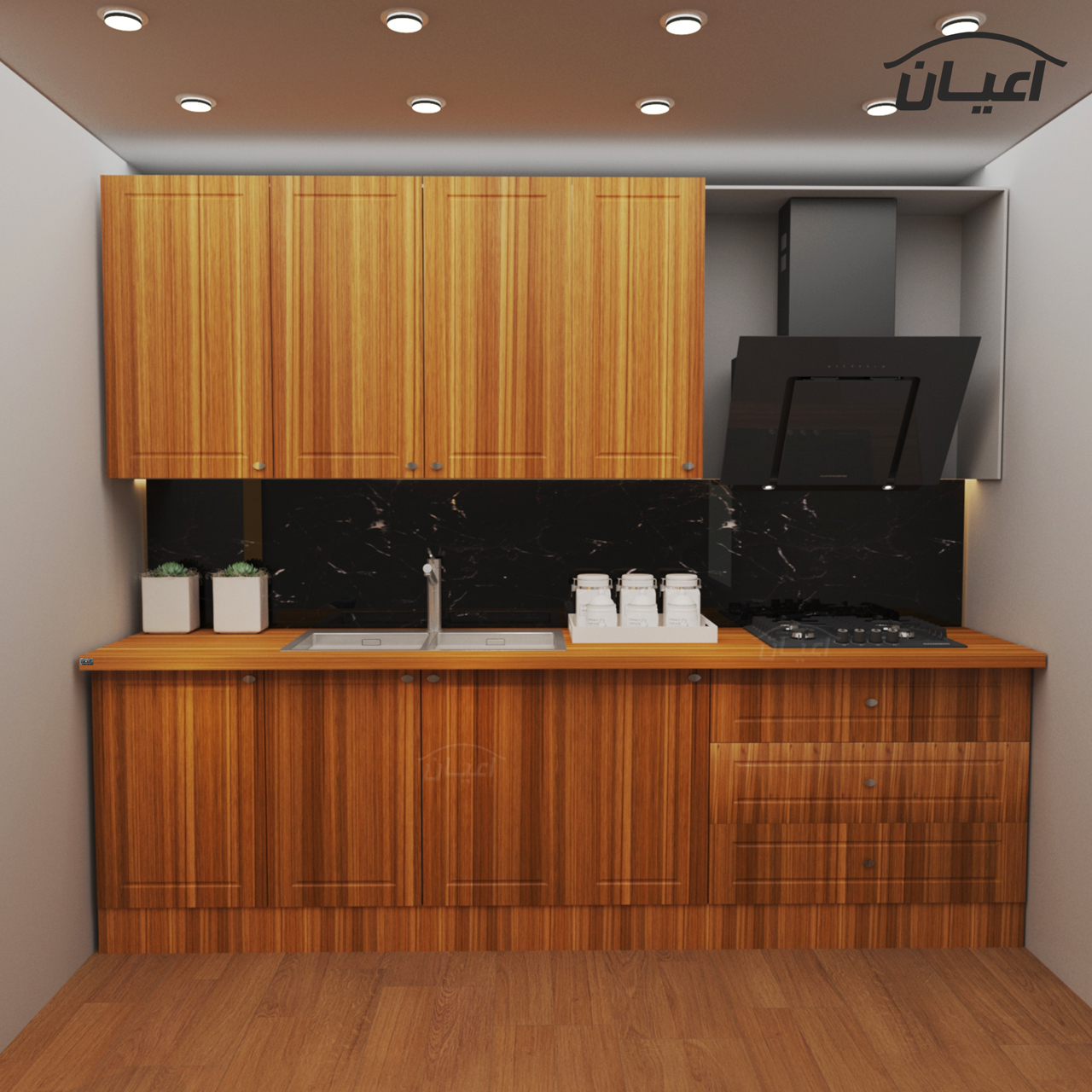 کابینت آشپزخانه اعیان مدل FH CL24 | گارانتی اصالت و سلامت فیزیکی کالا