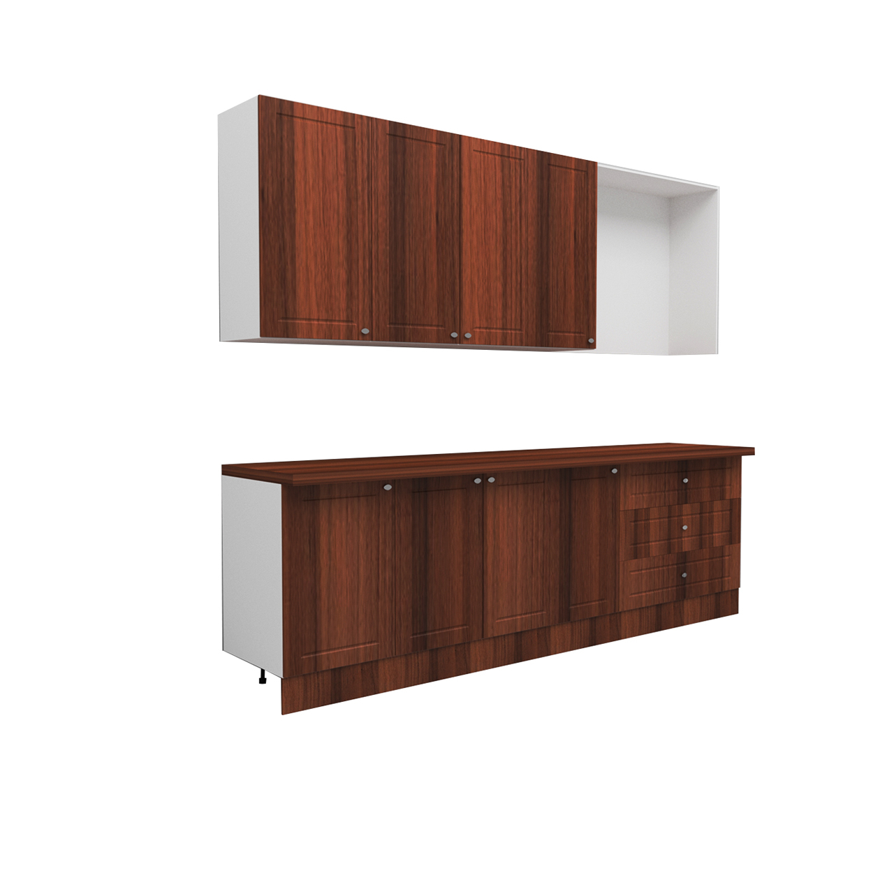 کابینت آشپزخانه اعیان مدل FH CG19 مجموعه 8 عددی | گارانتی اصالت و سلامت فیزیکی کالا