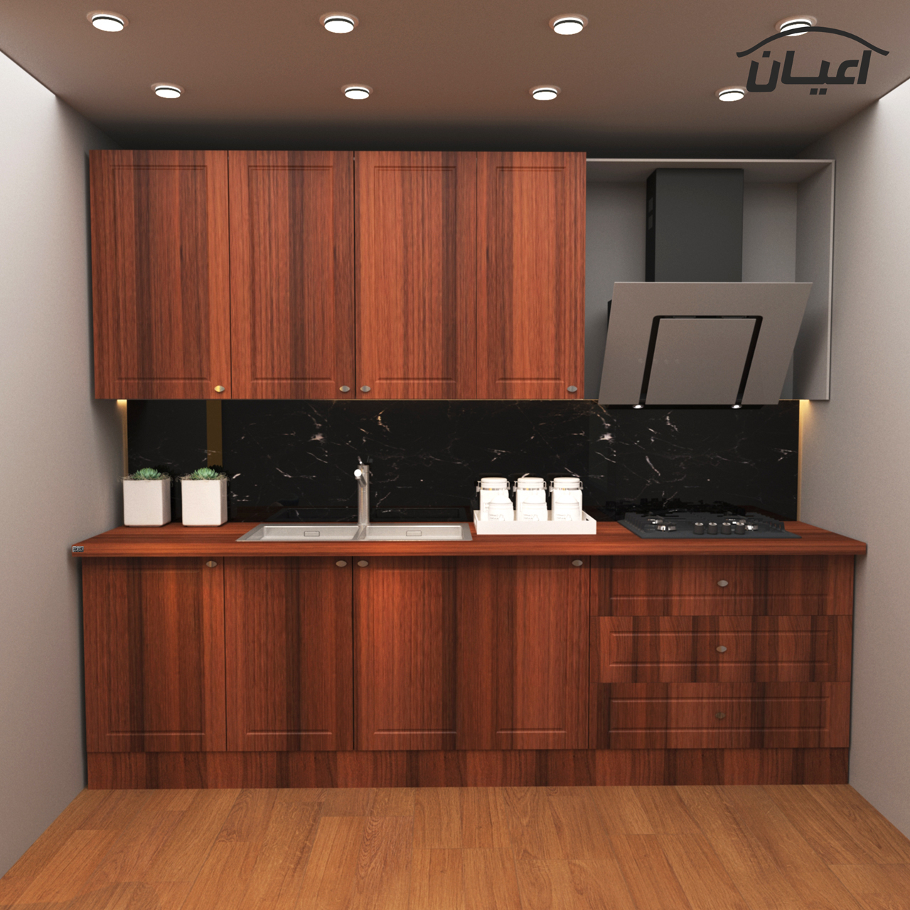 کابینت آشپزخانه اعیان مدل FH CG24 | گارانتی اصالت و سلامت فیزیکی کالا