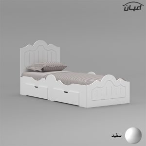 تخت خواب یک نفره اعیان مدل FH718 سایز 90×200 سانتی متر