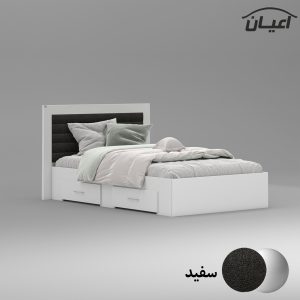 تخت خواب یک نفره اعیان مدل FH831 سایز 120×200 سانتی متر