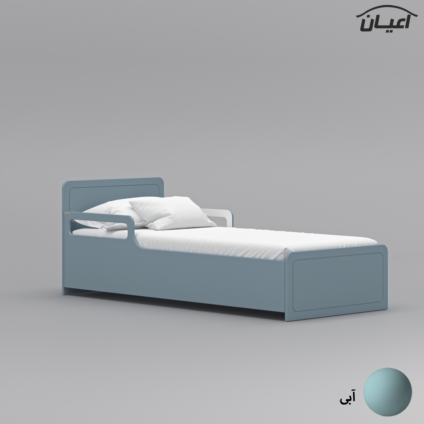 تخت خواب یک نفره اعیان مدل FH771 سایز 80x180 سانتی متر