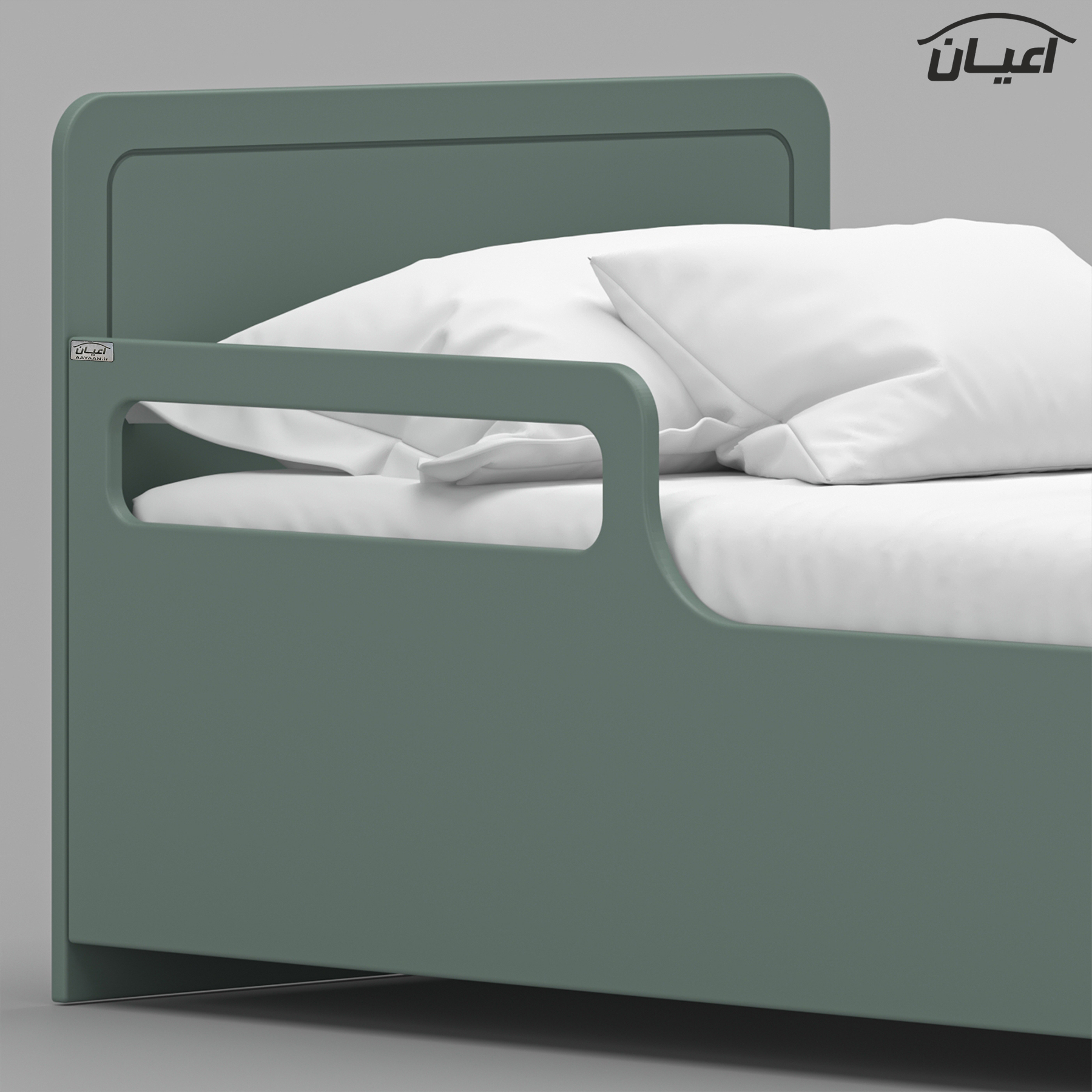 تخت خواب یک نفره اعیان مدل FH771 سایز 80x180 سانتی متر