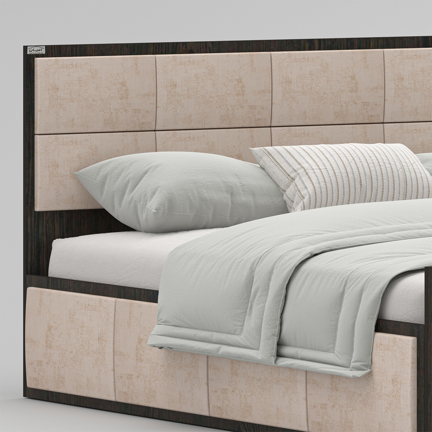تخت خواب دونفره اعیان مدل FH840 سایز 160x200 سانتی متر