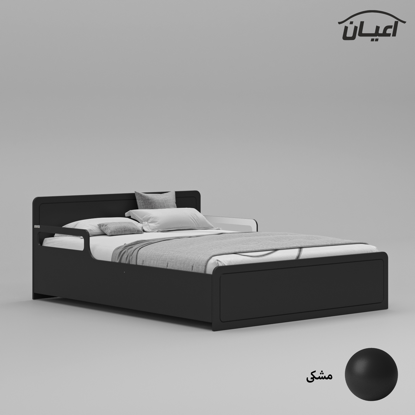 تخت خواب دونفره اعیان مدل FH773 سایز 160x200 سانتی متر