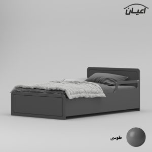 تخت خواب یک نفره اعیان مدل FH772 سایز 120×200 سانتی متر (موجودی انبار)