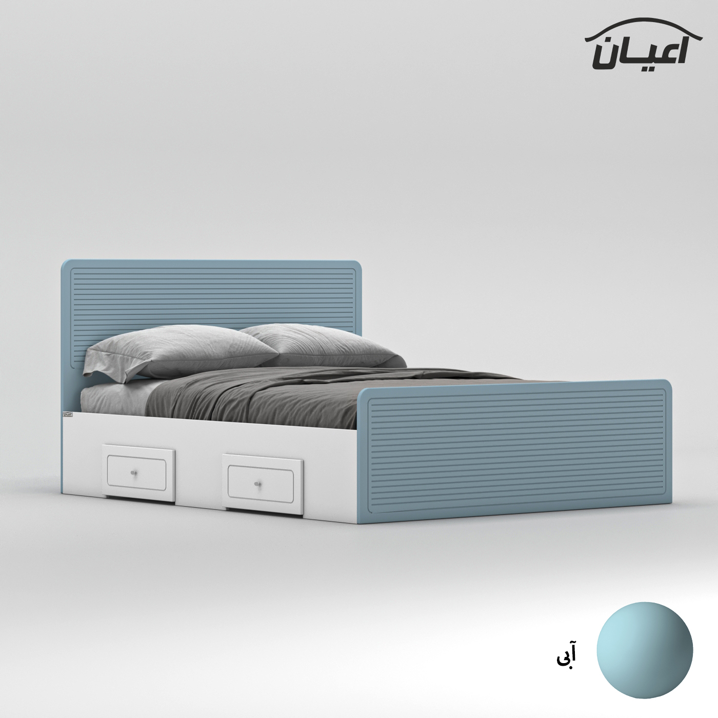 تخت خواب دو نفره اعیان مدل FH812 سایز 160x200 سانتی متر
