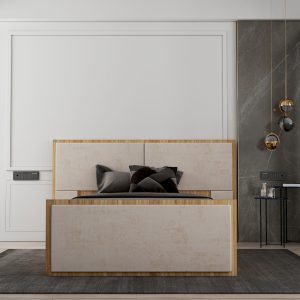 تخت خواب یک نفره اعیان مدل FH781 سایز 120x200 سانتی متر
