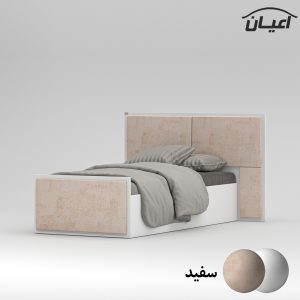 تخت خواب نوجوان اعیان مدل FH783 سایز 80×180 سانتی متر