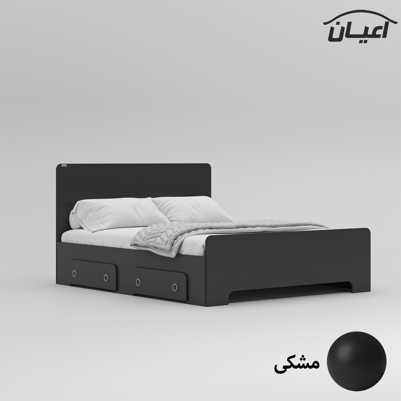 تخت خواب دونفره اعیان مدل FH792 سایز 160x200 سانتی متر