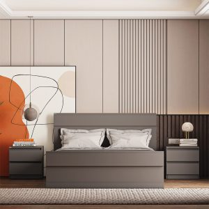 سرویس خواب دونفره اعیان مدل FH864 سایز 160x200 سانتی متر مجموعه سه عددی