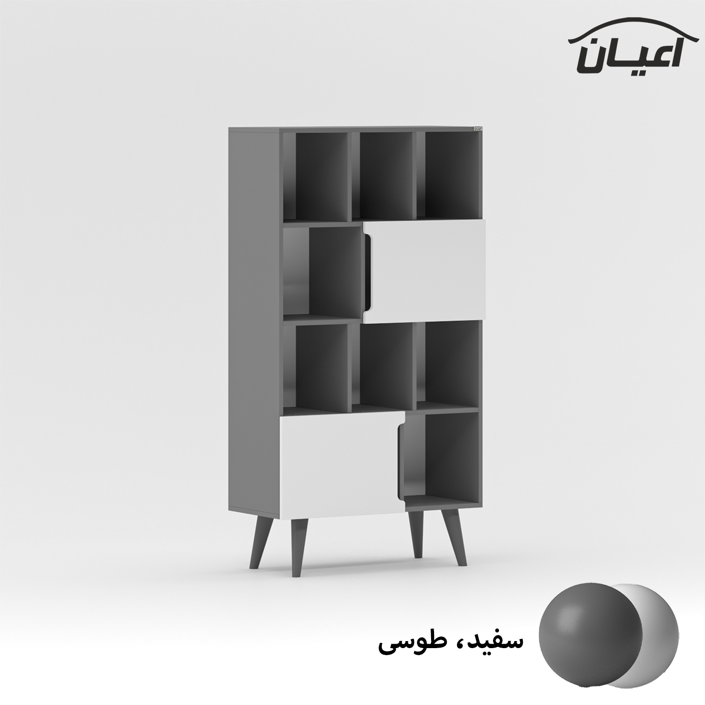 کتابخانه سه طبقه اعیان مدل FH784