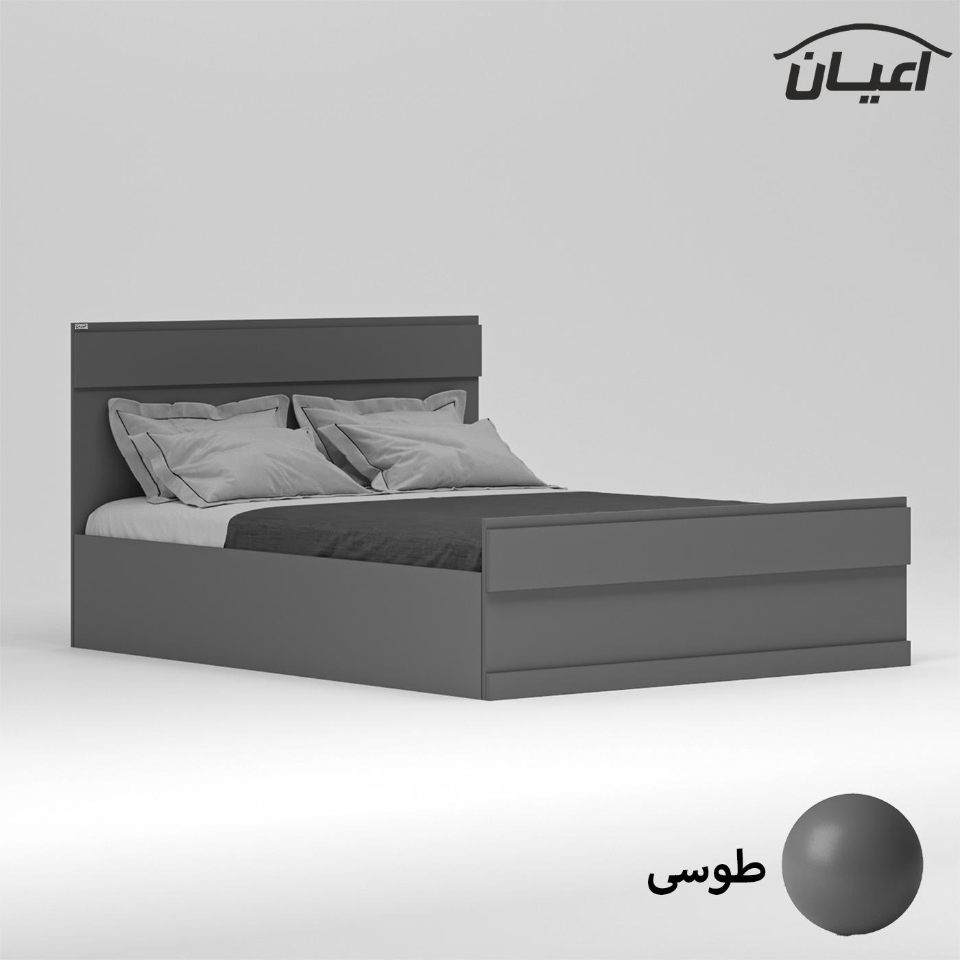 تخت خواب دو نفره اعیان مدل FH867 سایز 160x200 سانتی متر