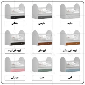 تختخواب کودک اعیان مدل FH871