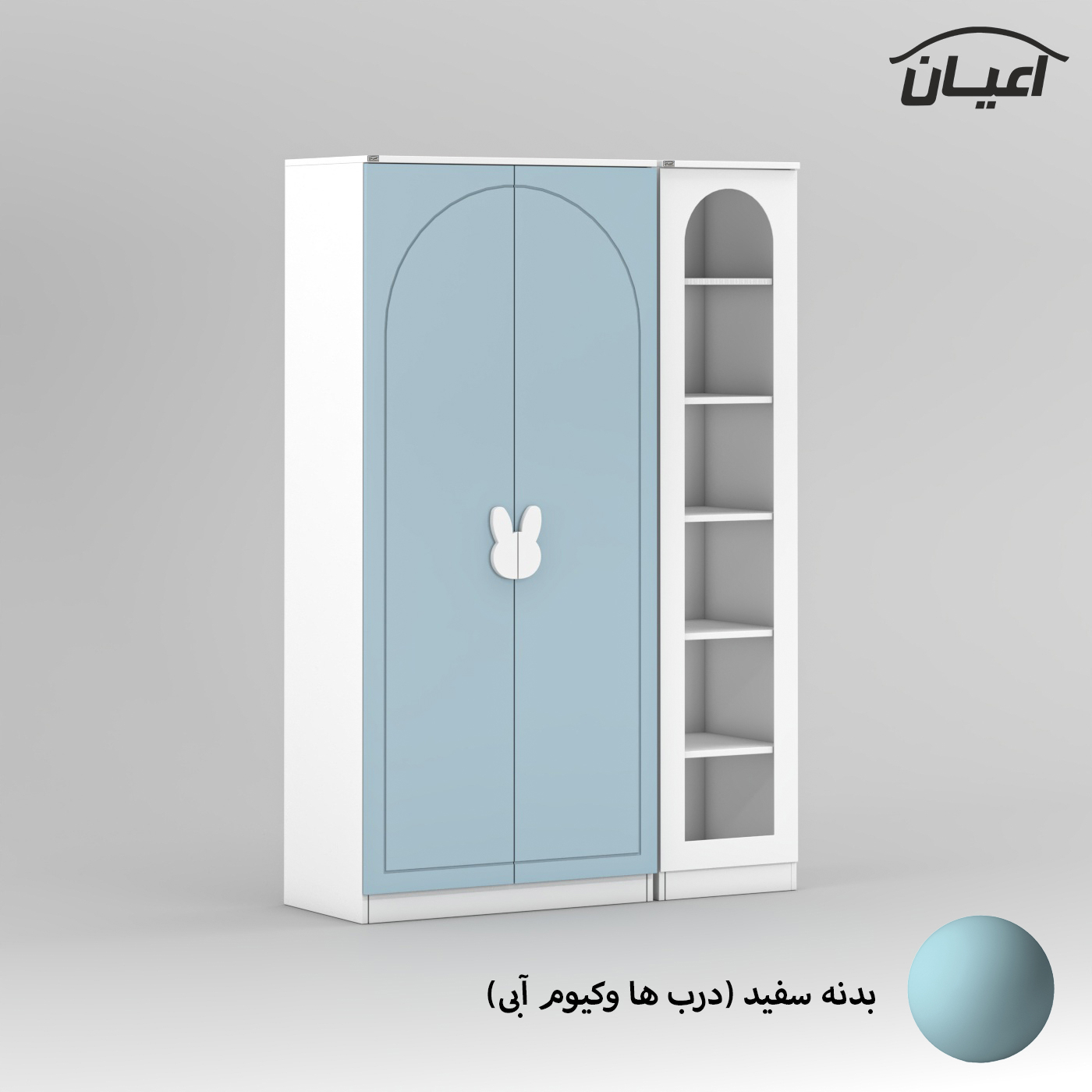 کمد چندمنظوره کودک اعیان مدل FH798 مجموعه دو عددی