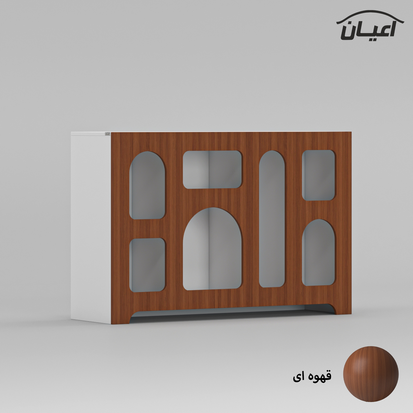 کتابخانه سه طبقه اعیان مدل FH806