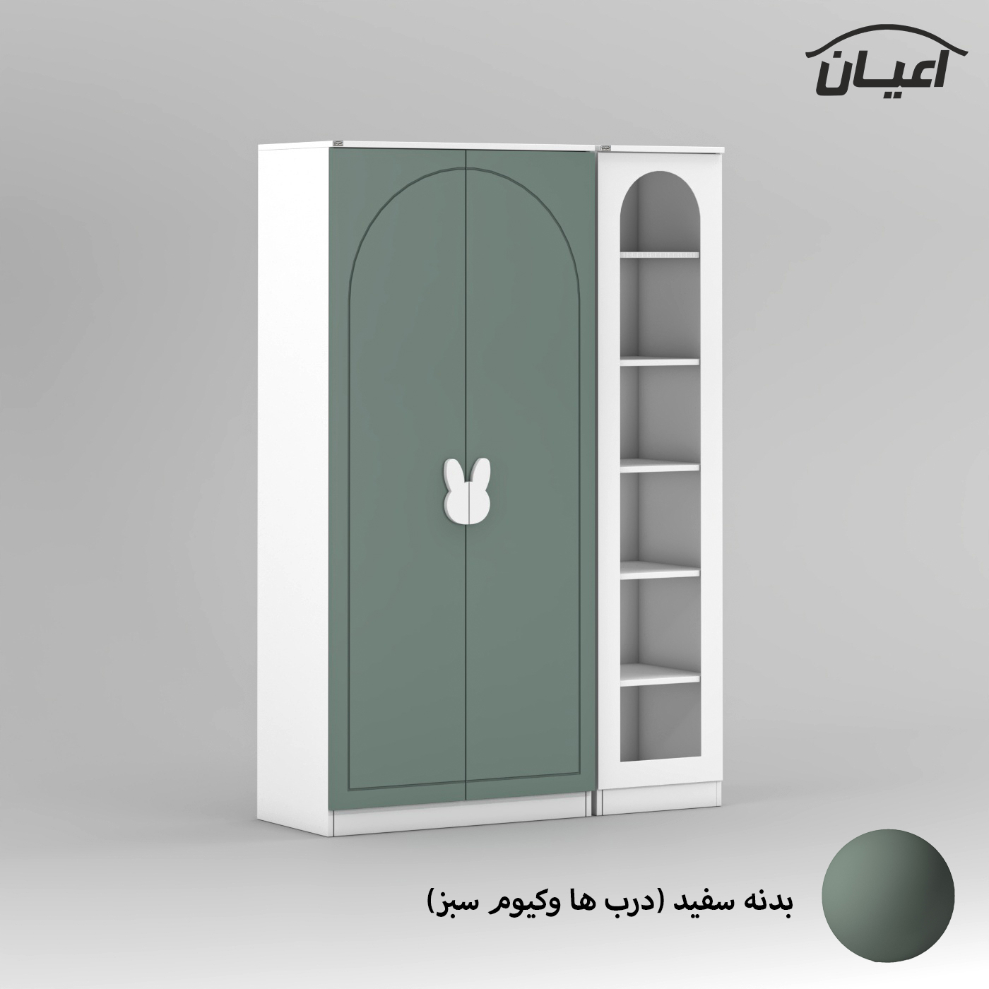 کمد چندمنظوره کودک اعیان مدل FH798 مجموعه دو عددی