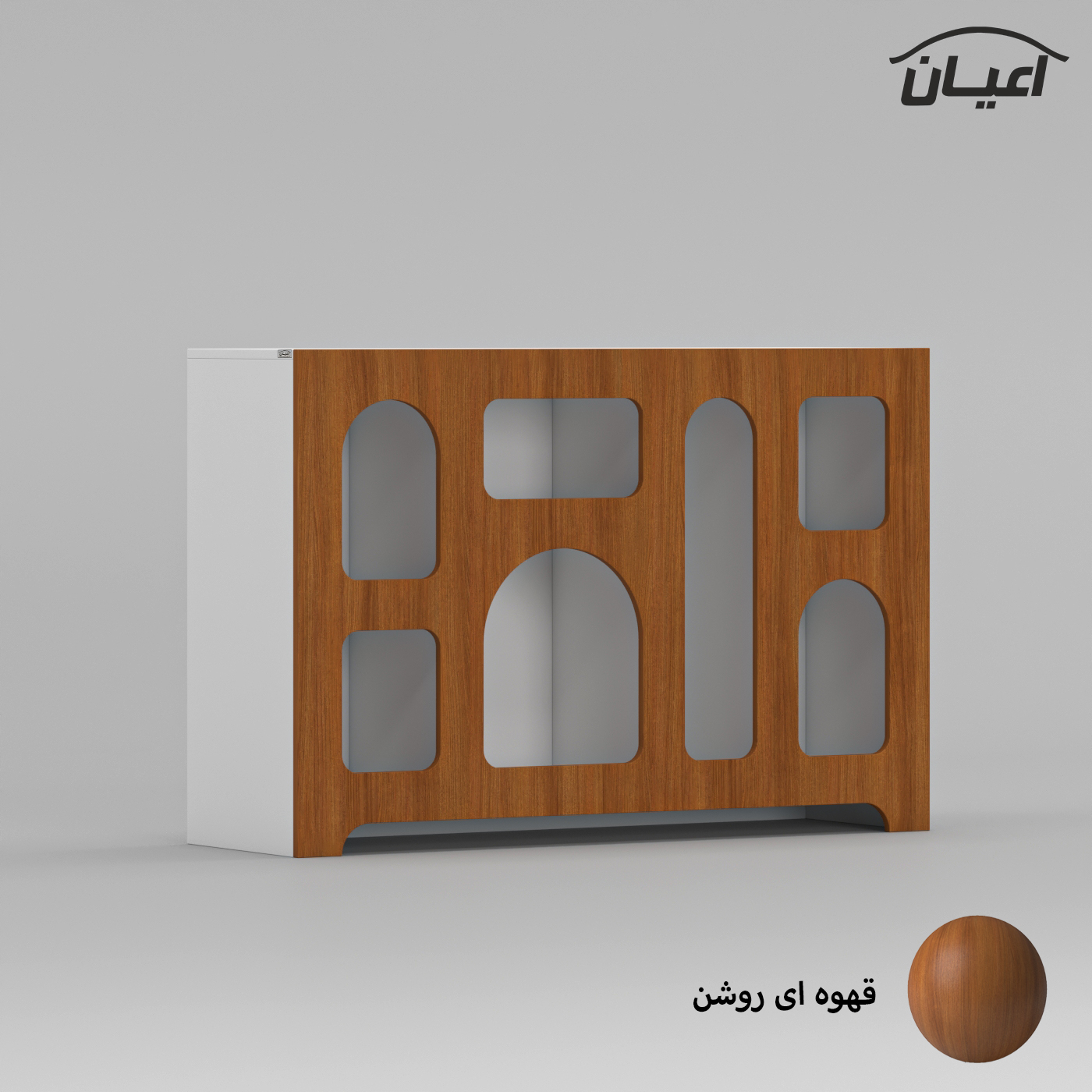 کتابخانه سه طبقه اعیان مدل FH806