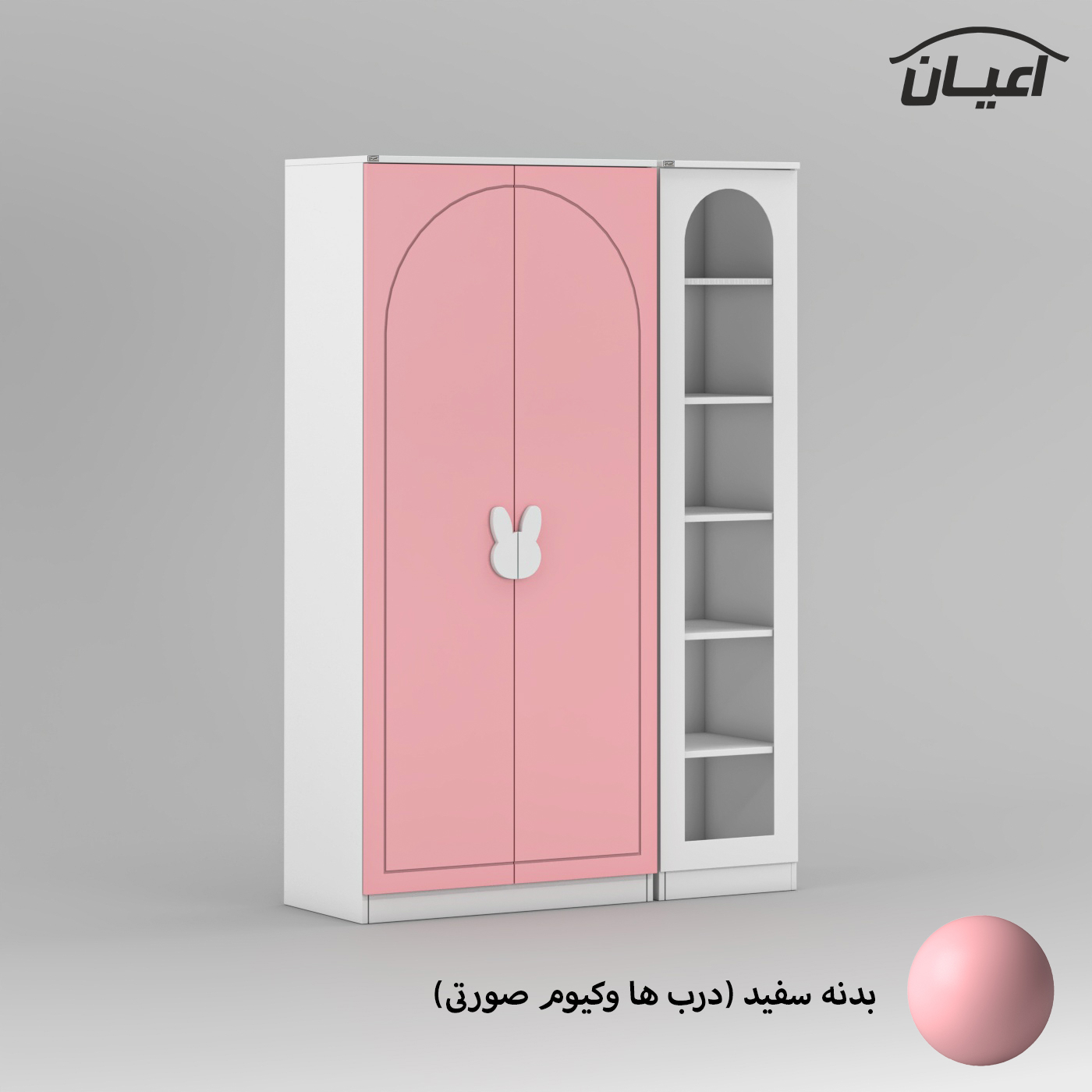 کمد چندمنظوره کودک اعیان مدل FH798 مجموعه دو عددی
