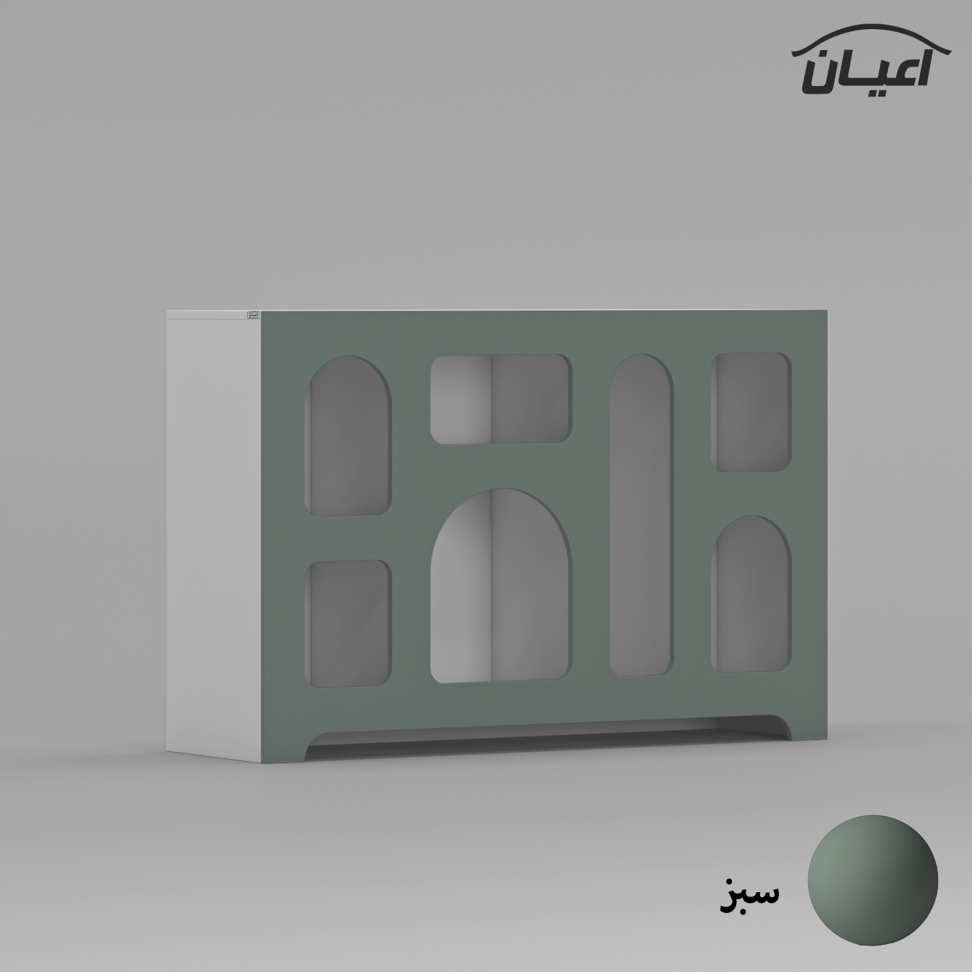 کتابخانه سه طبقه اعیان مدل FH806