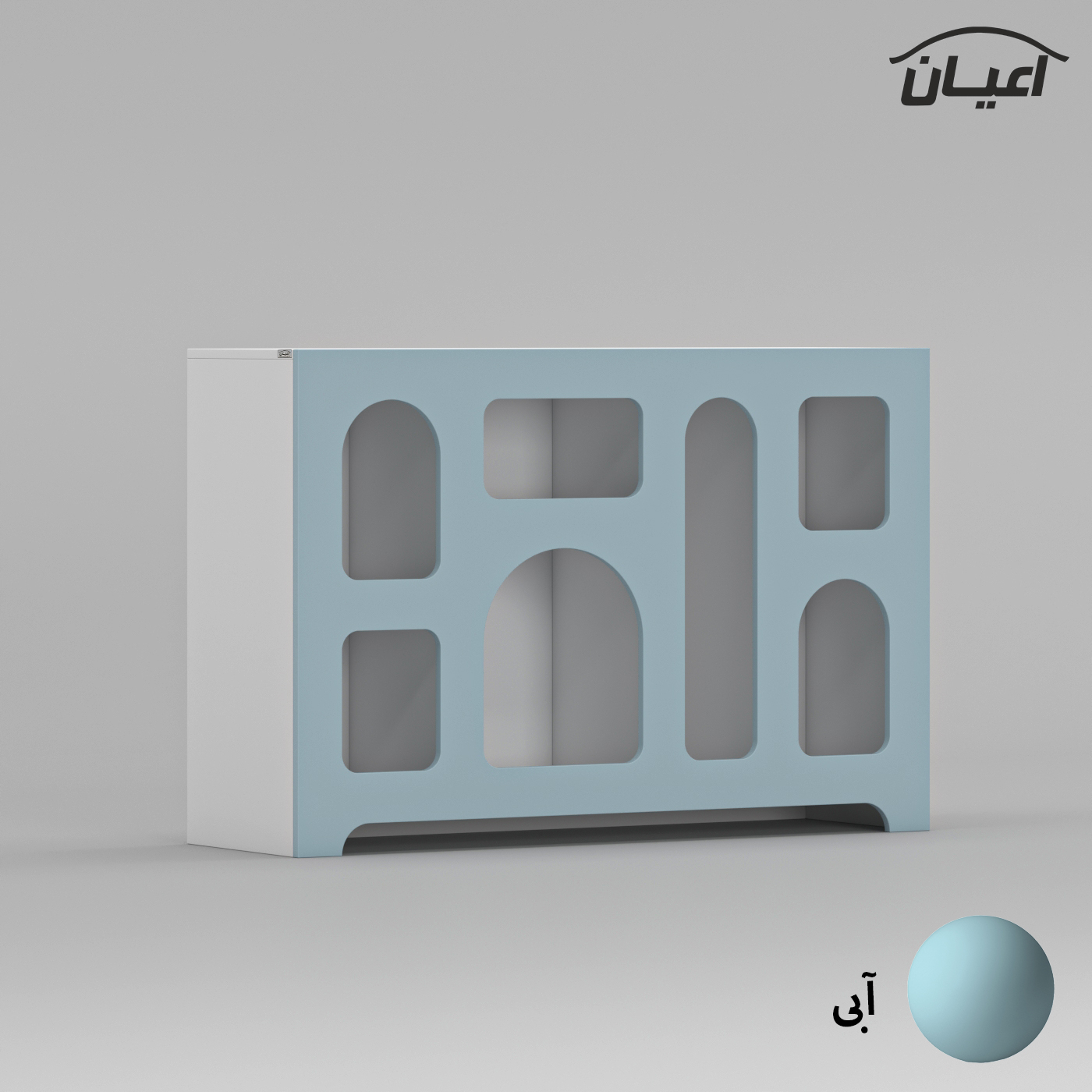 کتابخانه سه طبقه اعیان مدل FH806