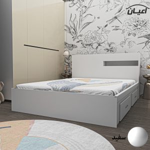 تخت خواب دونفره اعیان مدل FH619 سایز 160×200 سانتی متر