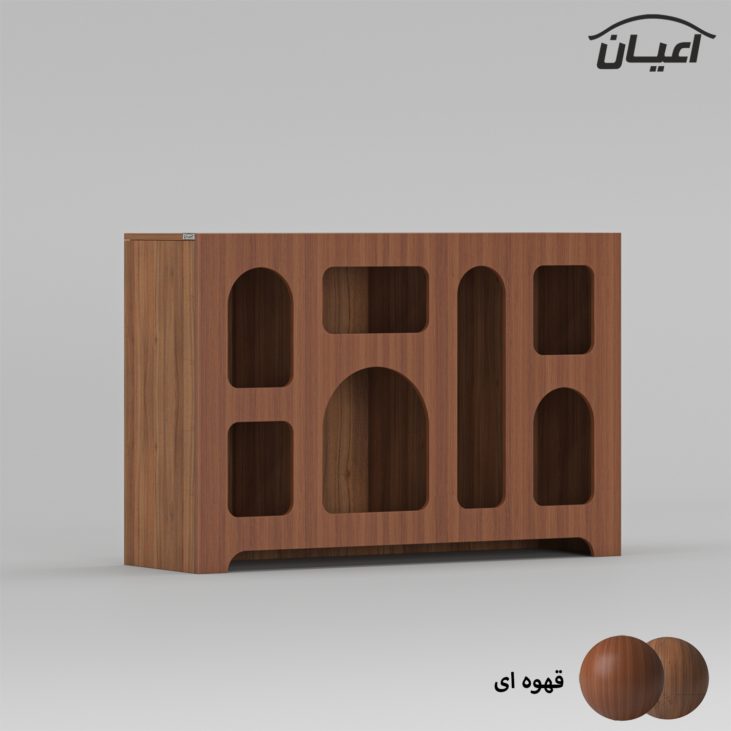 کتابخانه سه طبقه اعیان مدل FH817