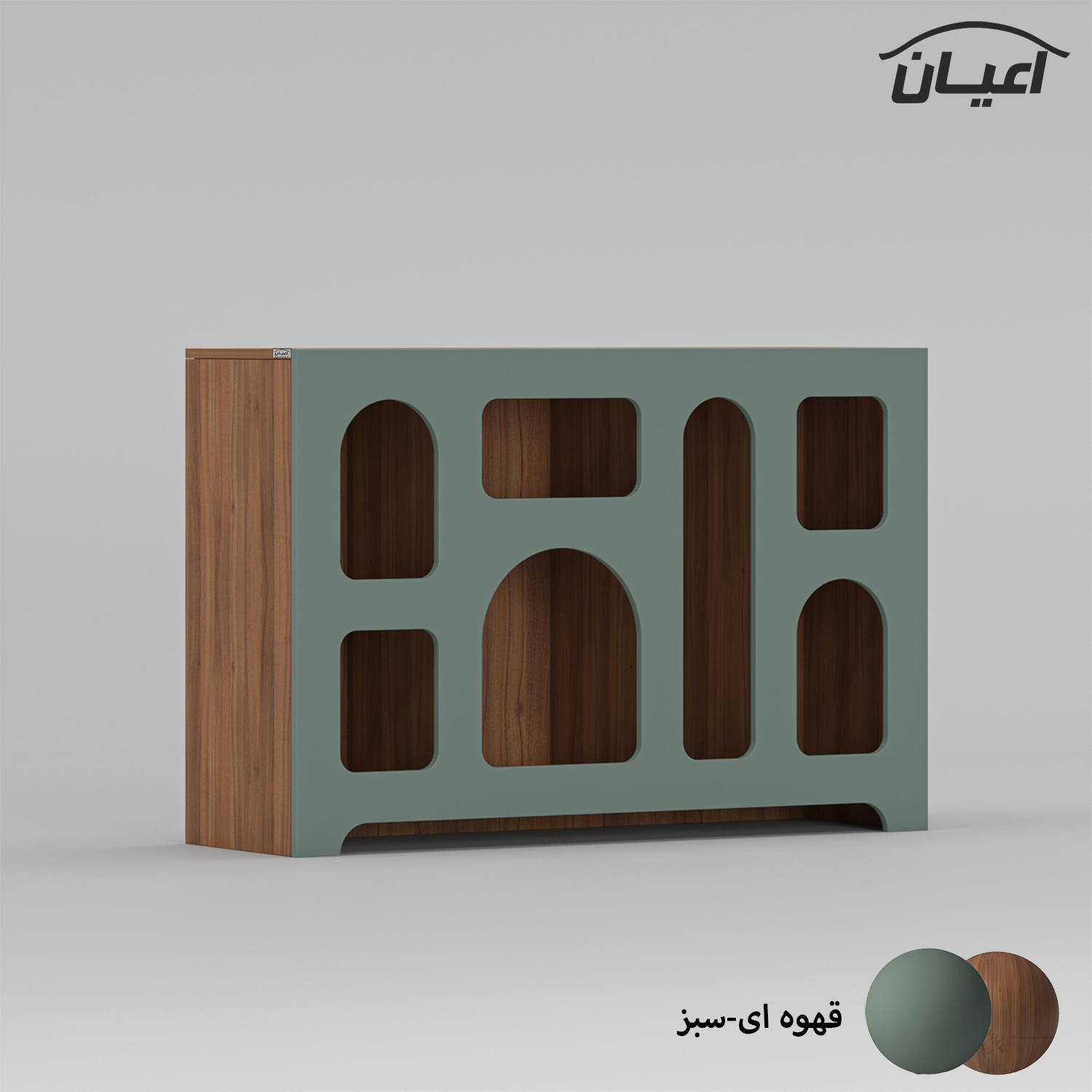 کتابخانه سه طبقه اعیان مدل FH817