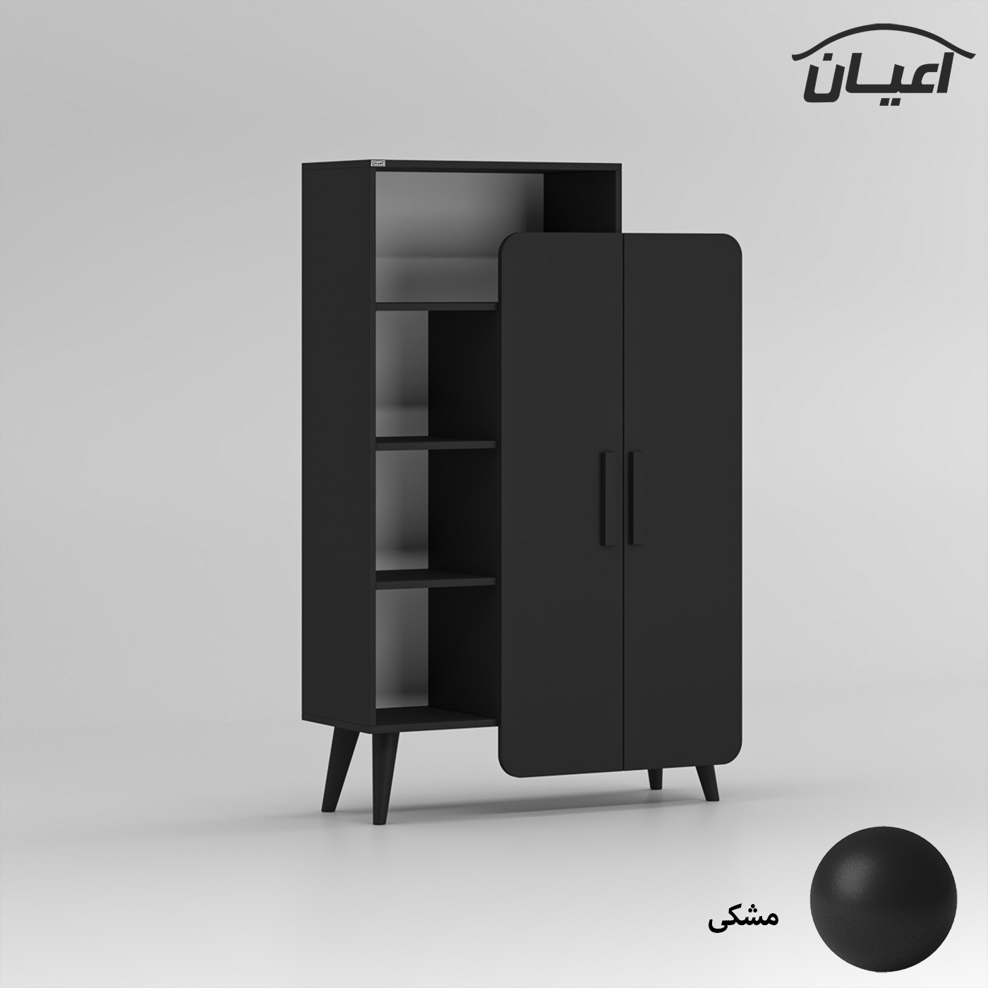 کتابخانه پنج طبقه اعیان مدل FH834