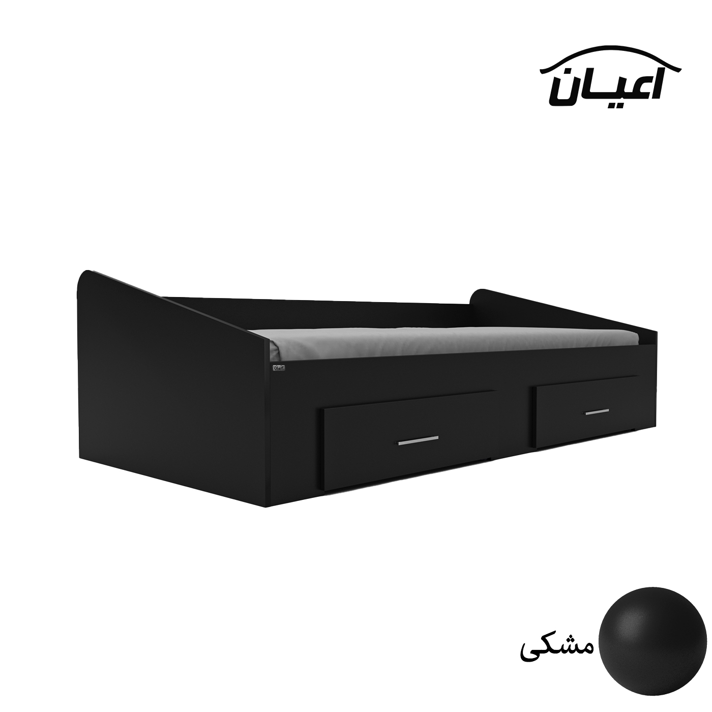 تخت خواب یک نفره اعیان مدل FH613 سایز 80x180 سانتی متر