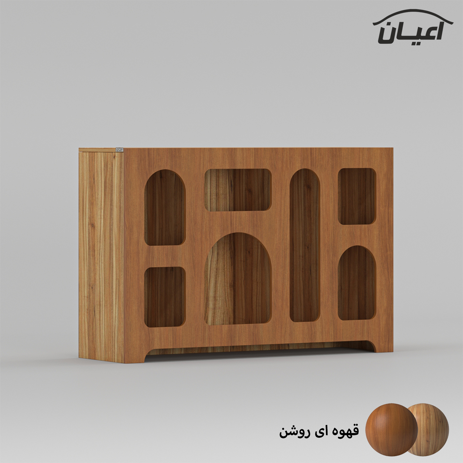 کتابخانه سه طبقه اعیان مدل FH817