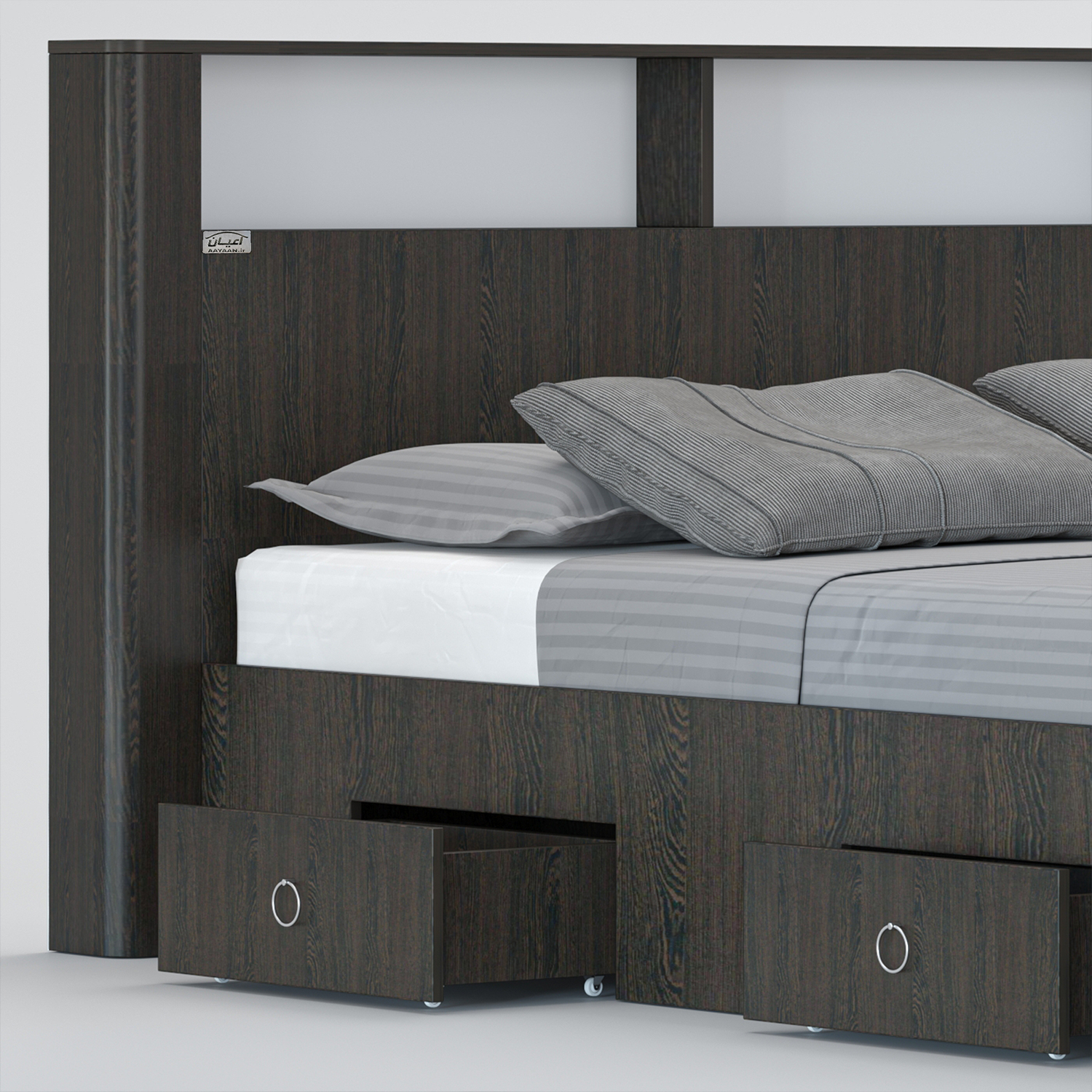 تخت خواب دونفره اعیان مدل FH822 سایز 160x200 سانتی متر