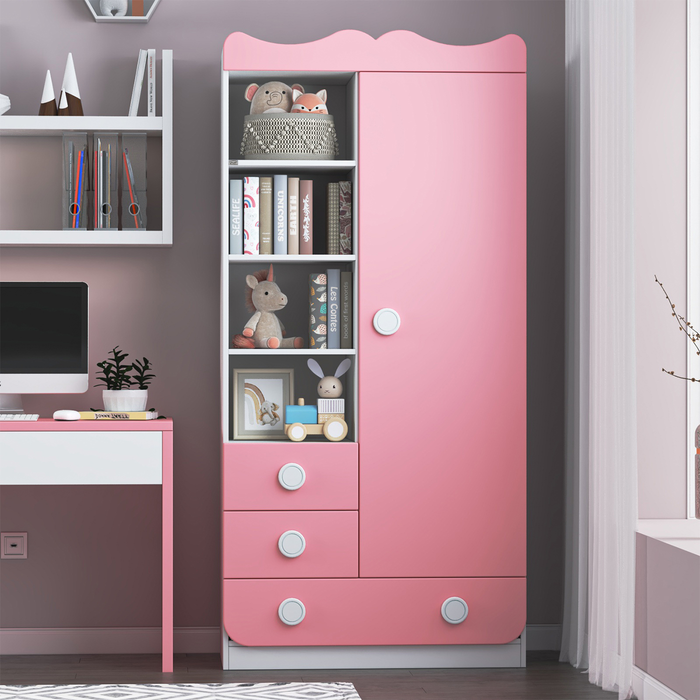 کمد لباس کودک اعیان مدل FH891