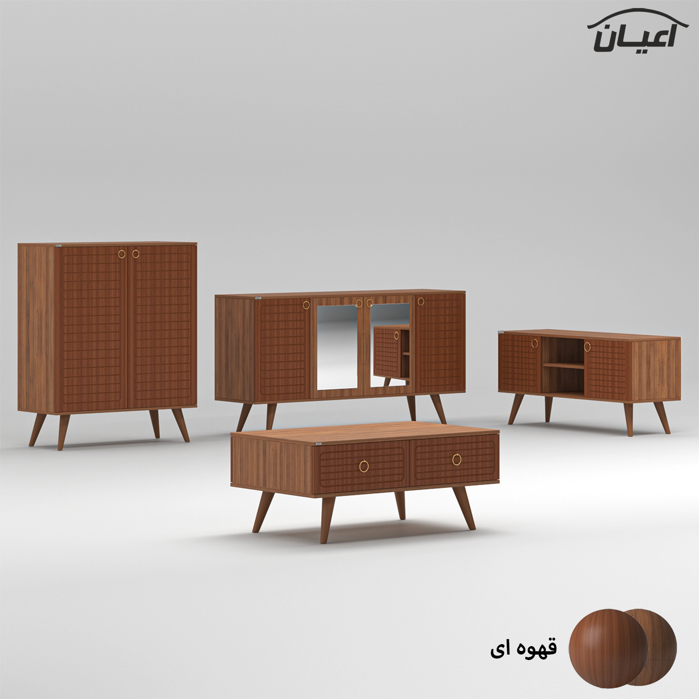 سرویس پذیرایی اعیان مدل FH757 مجموعه چهار عددی