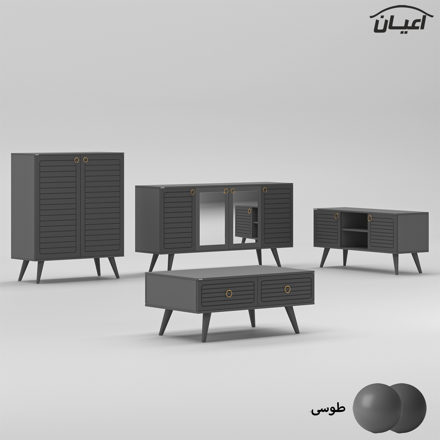 سرویس پذیرایی اعیان مدل FH757 مجموعه چهار عددی